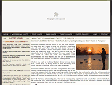 Tablet Screenshot of harrisonsoutfitterservice.com